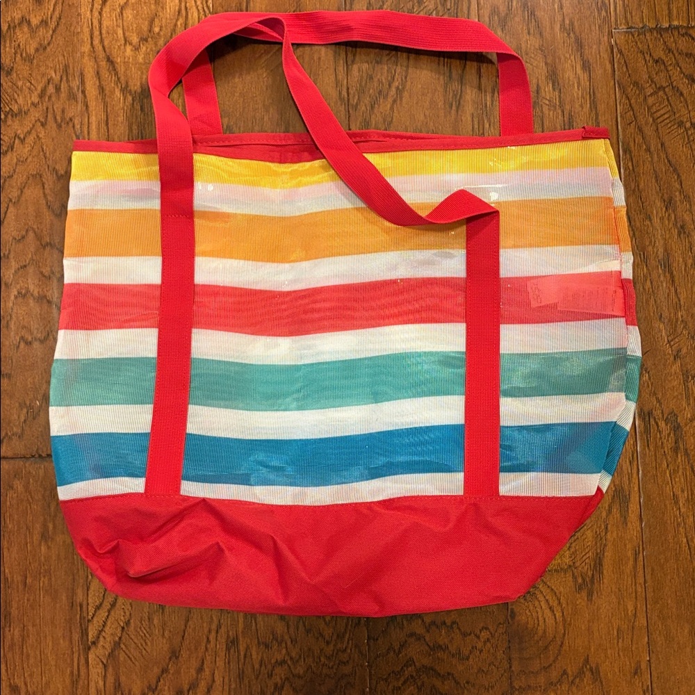 Disney Multicolor Striped Beach bag with Characters - Picture 2 of 3